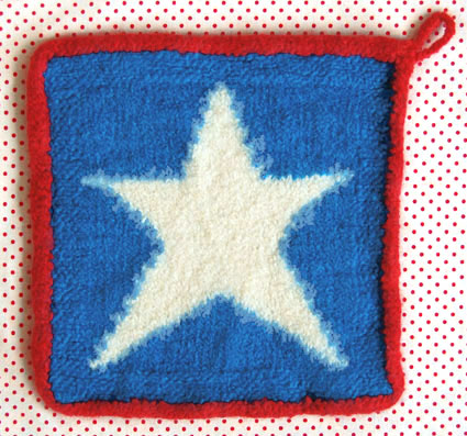 Stars + Stripes Felted Hot Pads | Purl Soho