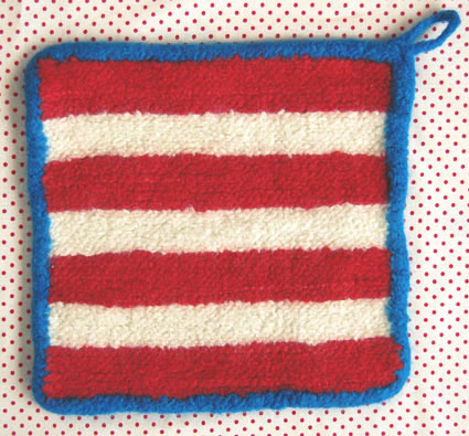 Stars + Stripes Felted Hot Pads | Purl Soho
