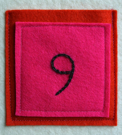 Embroidered Felt Advent Calendar | Purl Soho