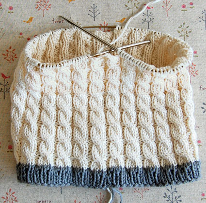 Cabled Baby Vest | Purl Soho