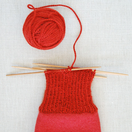 Felt Mittens with Knitted Cuffs | Purl Soho