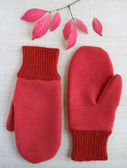 Felt Mittens with Knitted Cuffs | Purl Soho