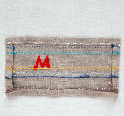 Embroidered Dreidel Game Pouches | Purl Soho