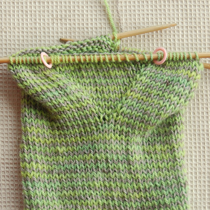 Long Striped Hand Warmers in Swan’s Island Organic Merino | Purl Soho