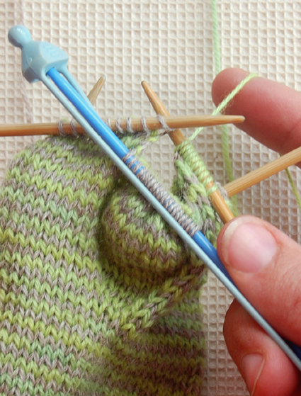 Long Striped Hand Warmers in Swan’s Island Organic Merino | Purl Soho