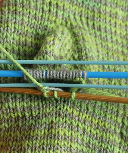 Long Striped Hand Warmers in Swan’s Island Organic Merino | Purl Soho