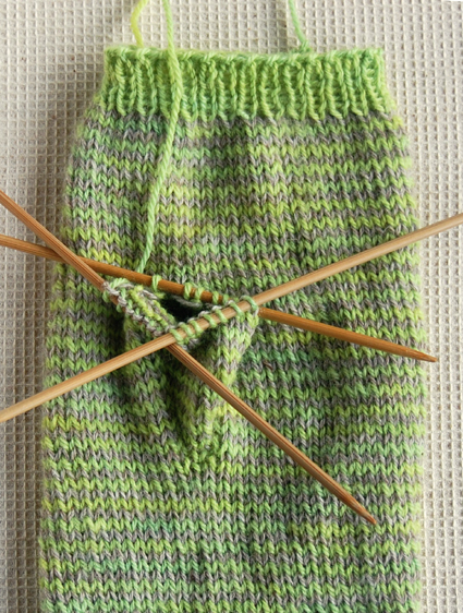 Long Striped Hand Warmers in Swan’s Island Organic Merino | Purl Soho