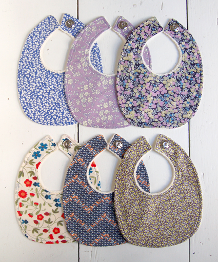Liberty Baby Bib Kits: Back in Stock + Three More Colorways! | Purl Soho