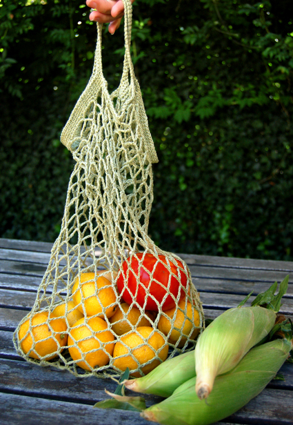 Crocheted Linen Grocery Tote | Purl Soho