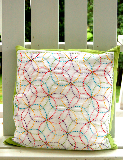 Rickie’s Sashiko Pillow | Purl Soho