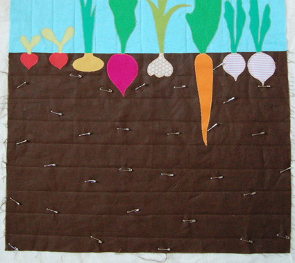 Mini Quilt of the Month, April: The Vegetable Patch | Purl Soho