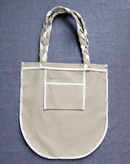 Braided Handle Canvas Tote | Purl Soho