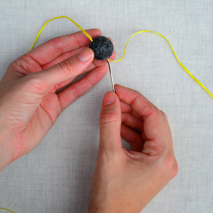 Felt Ball Necklaces | Purl Soho