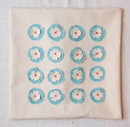 Linen Flower Pillows | Purl Soho