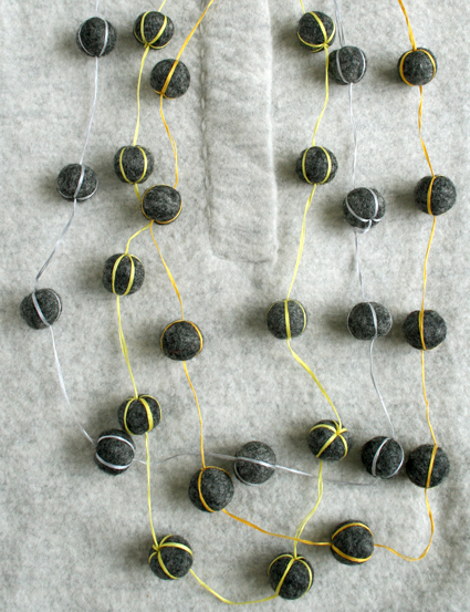 Felt Ball Necklaces | Purl Soho