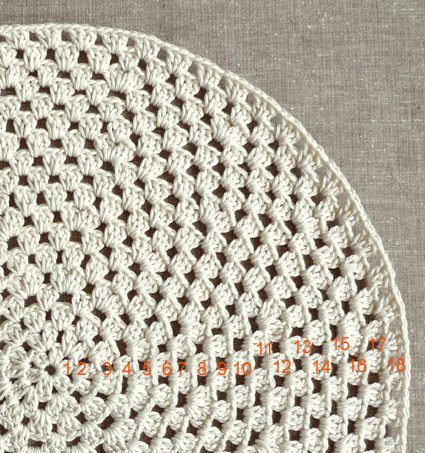 Granny Circle Placemats | Purl Soho