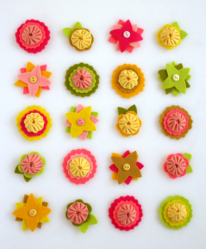 Felt Flower Charms | Purl Soho