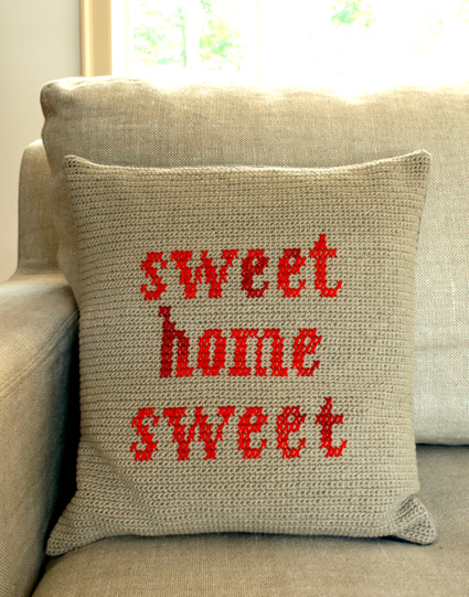Sweet Home Sweet Pillow | Purl Soho