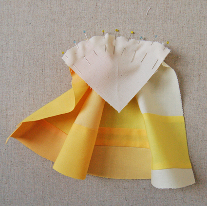 Mini Quilt of the Month, December: Golden Wreath | Purl Soho