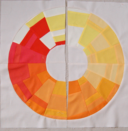 Mini Quilt of the Month, December: Golden Wreath | Purl Soho