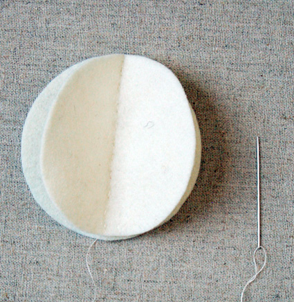 Felt Snow Ball Ornaments | Purl Soho