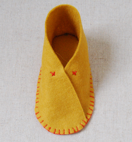 Felt Baby Shoes | Purl Soho