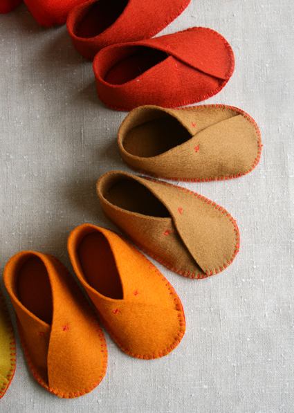 Felt Baby Shoes | Purl Soho