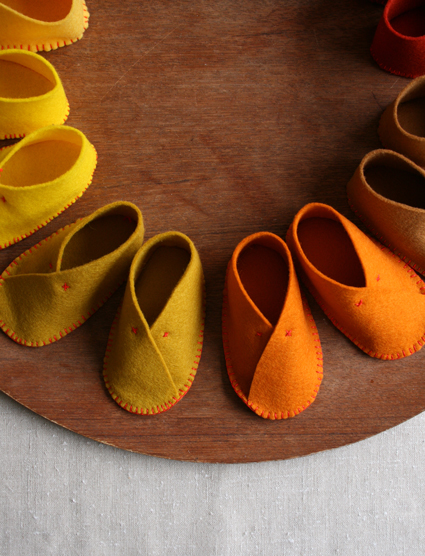 Felt Baby Shoes | Purl Soho