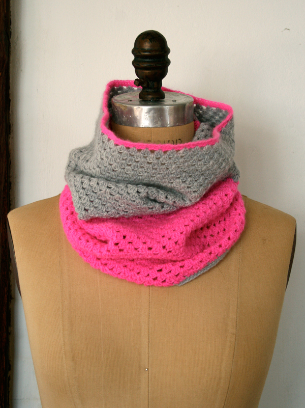 Two-Color Crocheted Cowl | Purl Soho
