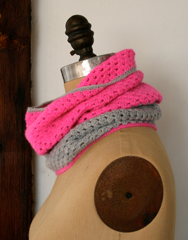 Two-Color Crocheted Cowl | Purl Soho