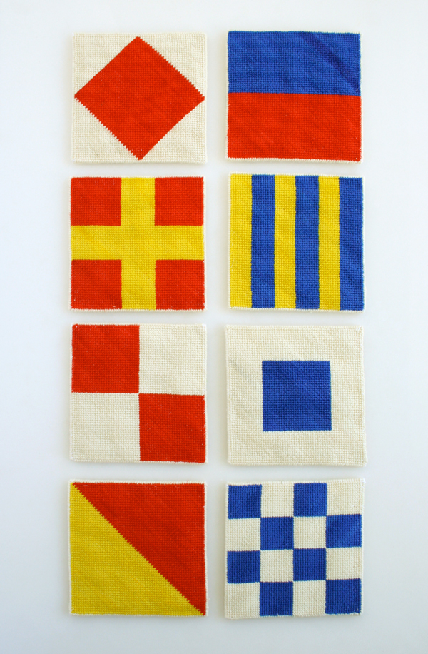 Nautical Needlepoint Coasters | Purl Soho