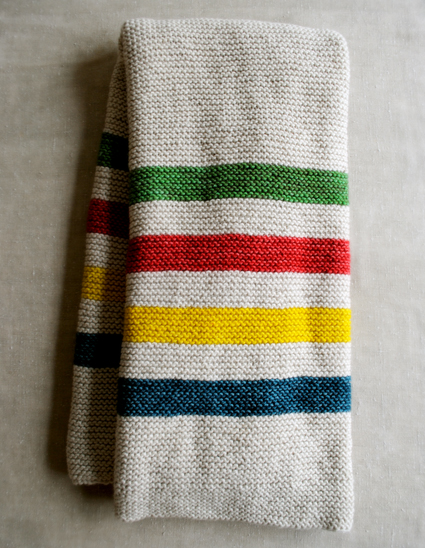 Hudson’s Bay Inspired Crib Blanket | Purl Soho