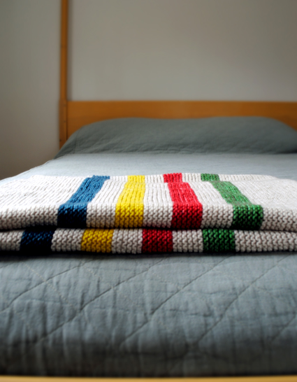 Hudson’s Bay Inspired Crib Blanket | Purl Soho