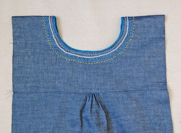 Embroidered Denim Jumper | Purl Soho