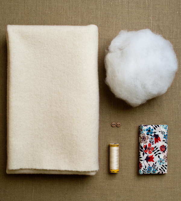 Wool + Liberty Teddy Bear | Purl Soho