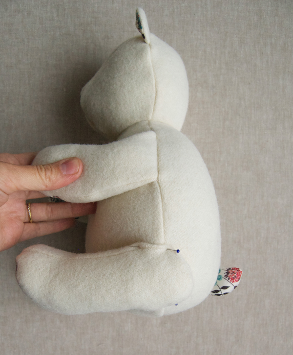 Wool + Liberty Teddy Bear | Purl Soho