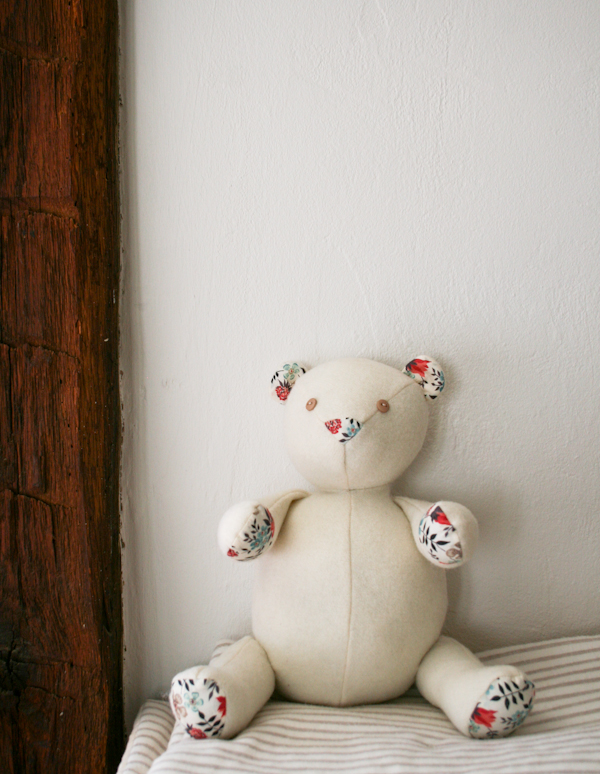 Wool + Liberty Teddy Bear | Purl Soho