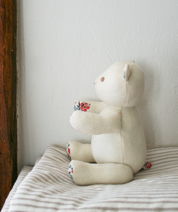 Wool + Liberty Teddy Bear | Purl Soho