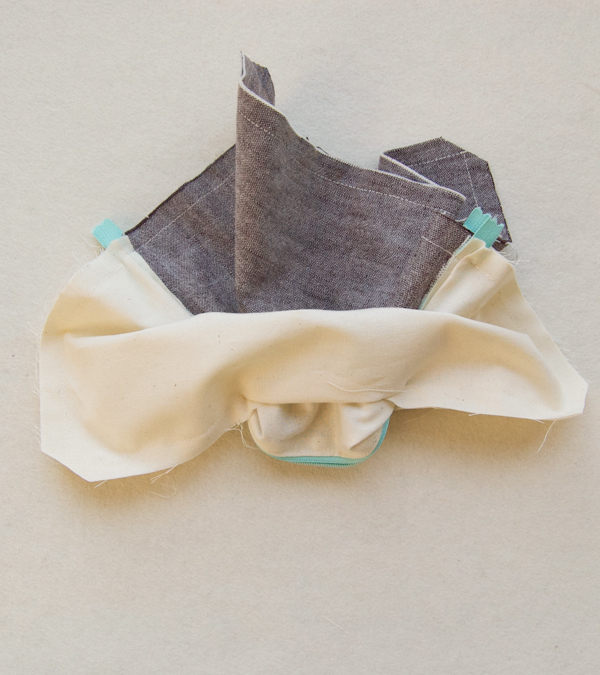 Simple Lined Zipper Pouches | Purl Soho