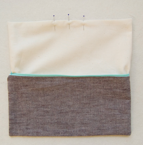 Simple Lined Zipper Pouches | Purl Soho