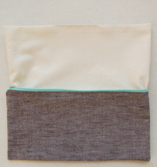 Simple Lined Zipper Pouches | Purl Soho