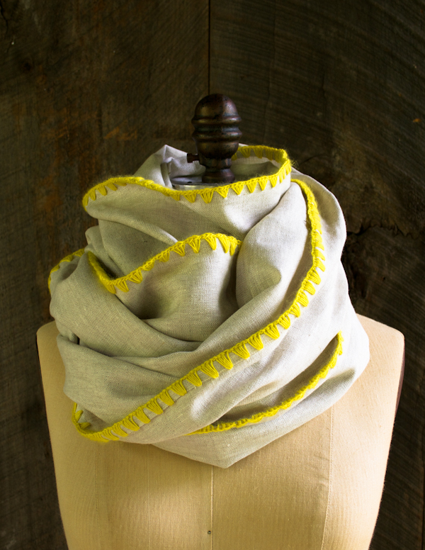 Edged Linen Wrap | Purl Soho