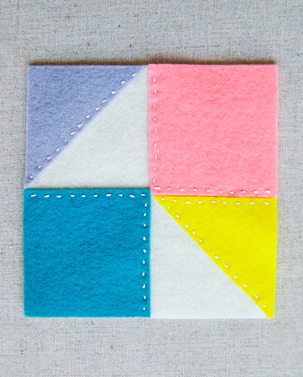 Modular Felt Coasters | Purl Soho
