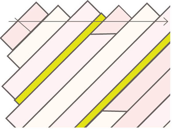 Diagonal Stripe Quilt | Purl Soho