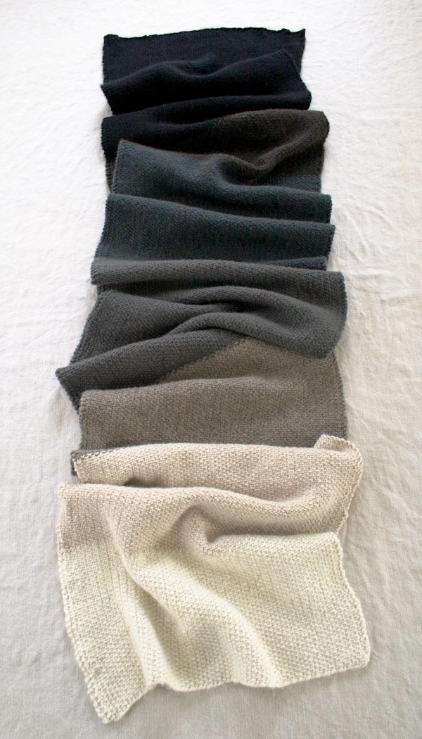 Linen Stitch Colorblock Wrap | Purl Soho