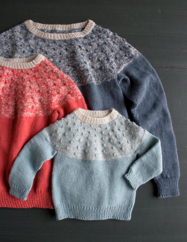 Bobble Yoke Sweater: Now Sized for Kids and Women Too! | Purl Soho