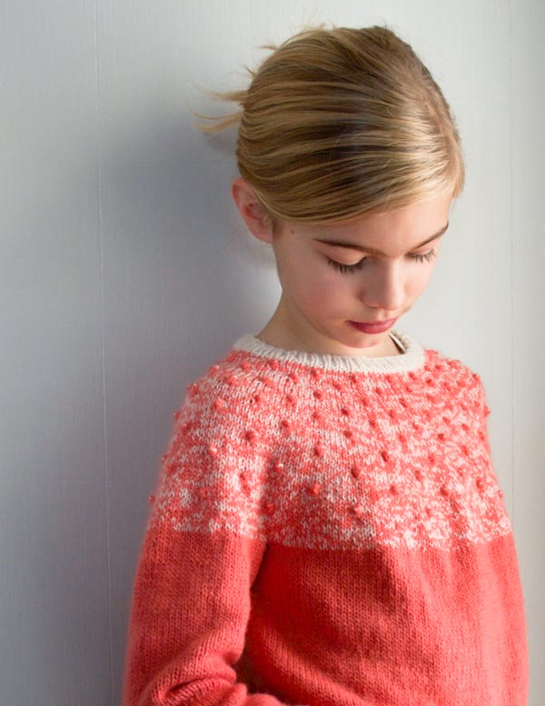 Bobble Yoke Sweater: Now Sized for Kids and Women Too! | Purl Soho