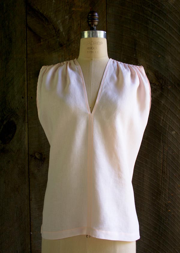 Tunic with Gathered Shoulders | Purl Soho