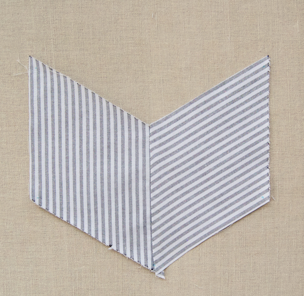 Striped Tumbling Blocks Quilt | Purl Soho