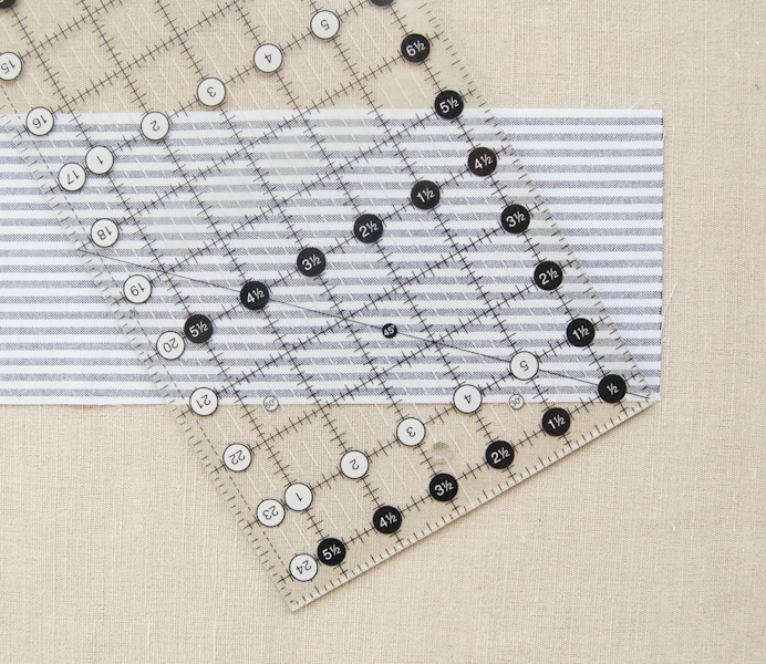 Striped Tumbling Blocks Quilt | Purl Soho